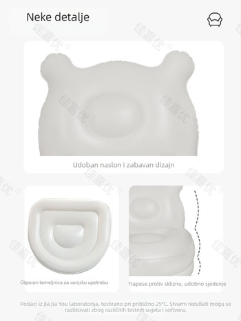 Jednoosobni napuhujući krevet-kanapa s ugrađenom pumpom, dodatno visok i debeli PVC sloj, Jia Jia You