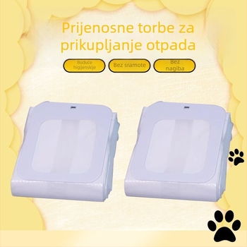 Dispenser vrećica za pse s klipom i automatskim punjenjem vrećica (Plastika; Model 48931157; Kutija: 20 kom)