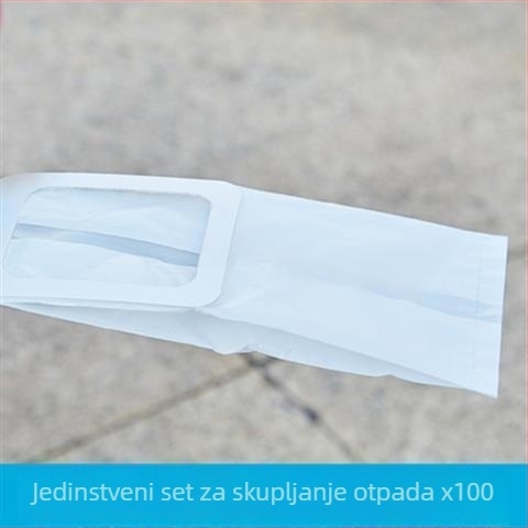 Dispenser vrećica za pse s klipom i automatskim punjenjem vrećica (Plastika; Model 48931157; Kutija: 20 kom)