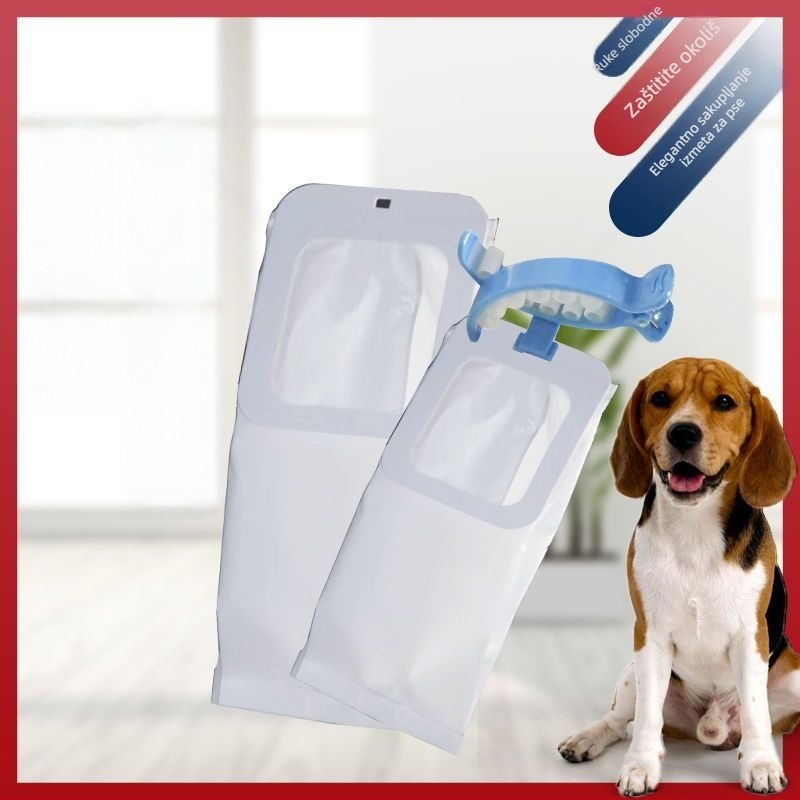 Dispenser vrećica za pse s klipom i automatskim punjenjem vrećica (Plastika; Model 48931157; Kutija: 20 kom)