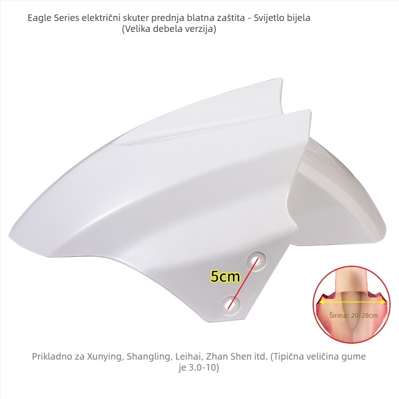 Prednji blatnik za električno vozilo, zaštita od prskanja za baterijski motocikl, Kepu – unisex, univerzalni dodaci