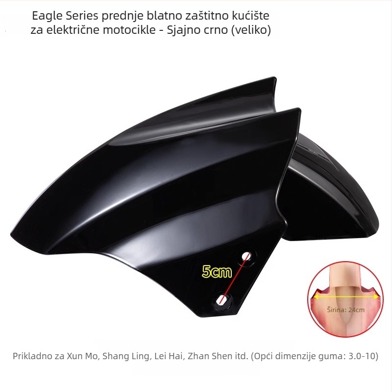 Prednji blatnik za električno vozilo, zaštita od prskanja za baterijski motocikl, Kepu – unisex, univerzalni dodaci