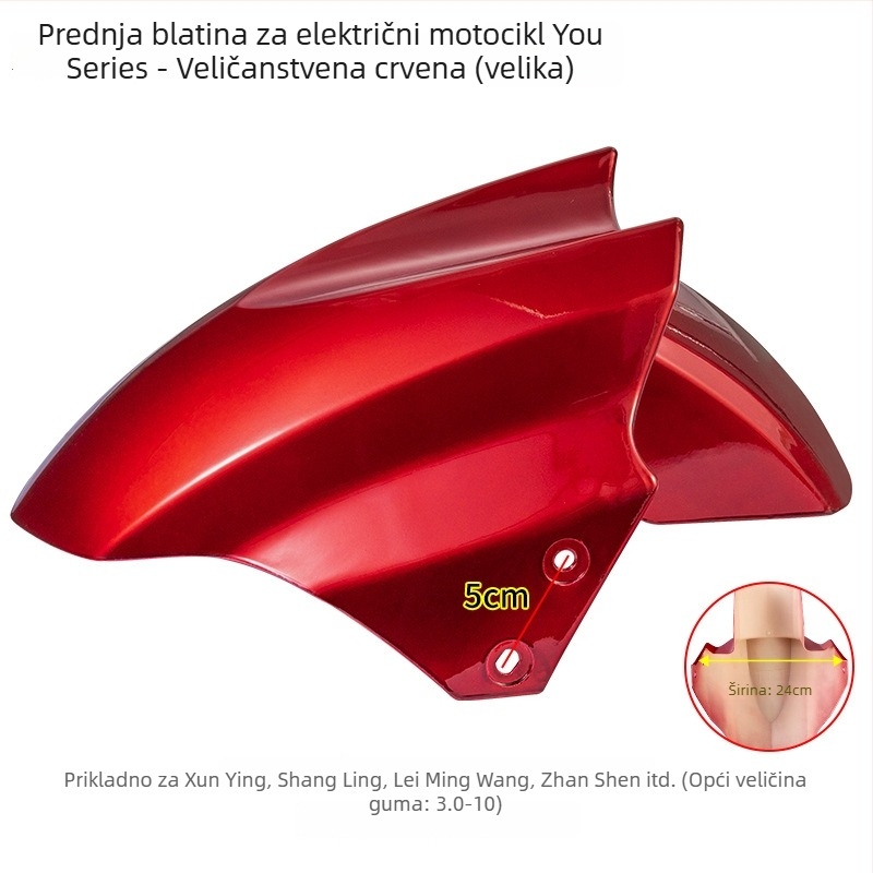 Prednji blatnik za električno vozilo, zaštita od prskanja za baterijski motocikl, Kepu – unisex, univerzalni dodaci