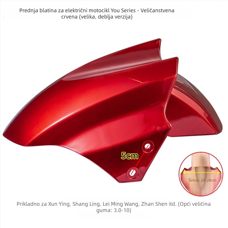 Prednji blatnik za električno vozilo, zaštita od prskanja za baterijski motocikl, Kepu – unisex, univerzalni dodaci