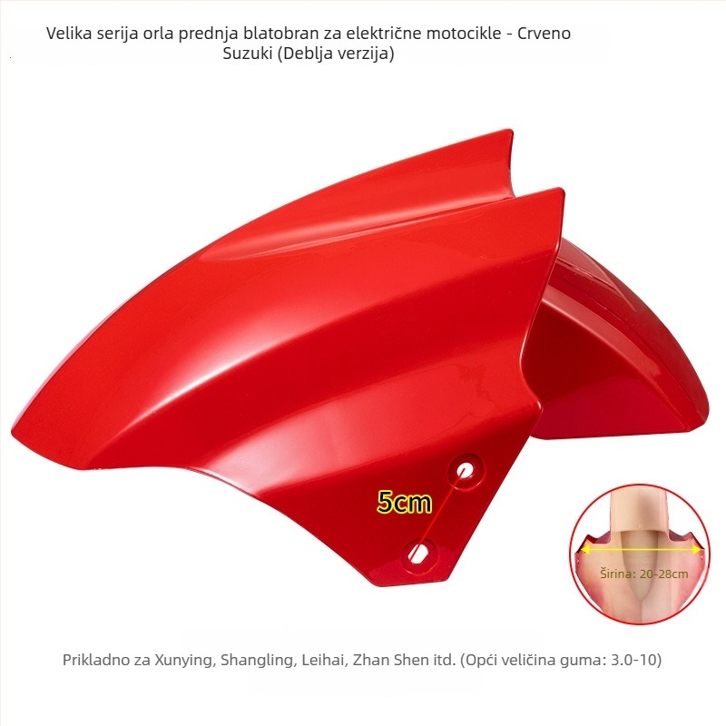 Prednji blatnik za električno vozilo, zaštita od prskanja za baterijski motocikl, Kepu – unisex, univerzalni dodaci