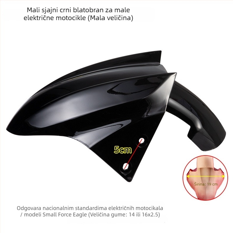 Prednji blatnik za električno vozilo, zaštita od prskanja za baterijski motocikl, Kepu – unisex, univerzalni dodaci