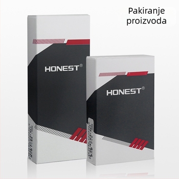 Škarice za cigare, dvostrano oštre, nehrđajući čelik, karbonska vlakna površina, marka Hong Lin, ručna izrada