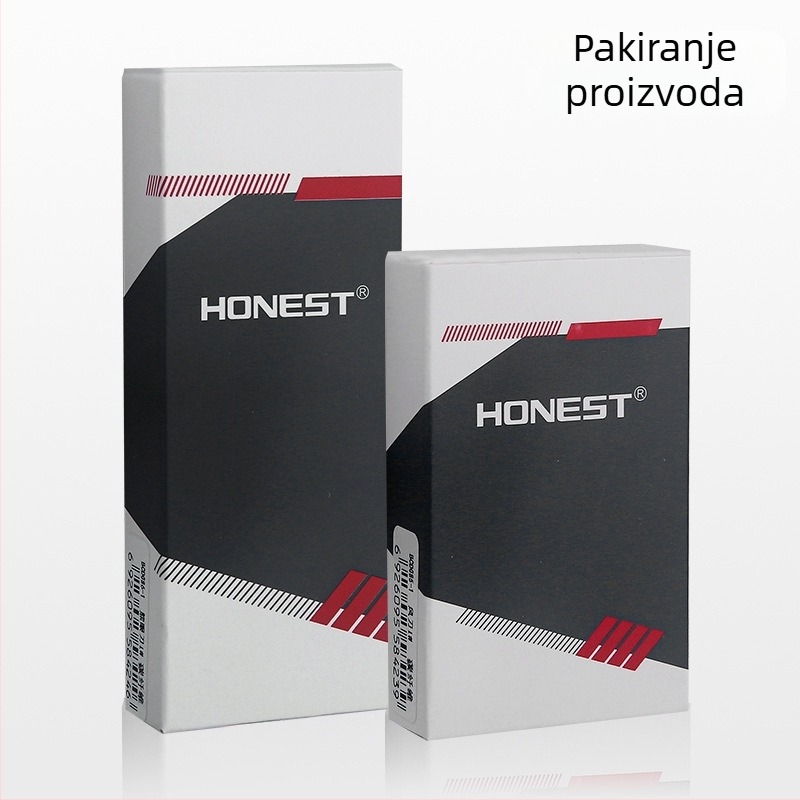Škarice za cigare, dvostrano oštre, nehrđajući čelik, karbonska vlakna površina, marka Hong Lin, ručna izrada