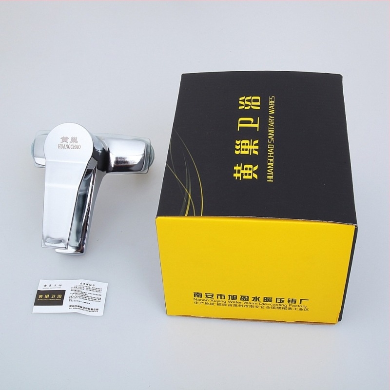 Slavina za umivaonik kupaonice s toplom i hladnom vodom, miješani, bakar legura, keramički kartridž ventila, ugradnja na bazu