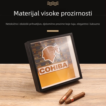Futeng Kutija za Čuvanje Etiketa Cigare – Plastična Izložbena Kutija za Zbirke, Premium Poklon