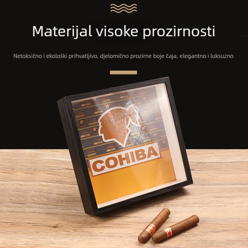 Futeng Kutija za Čuvanje Etiketa Cigare – Plastična Izložbena Kutija za Zbirke, Premium Poklon