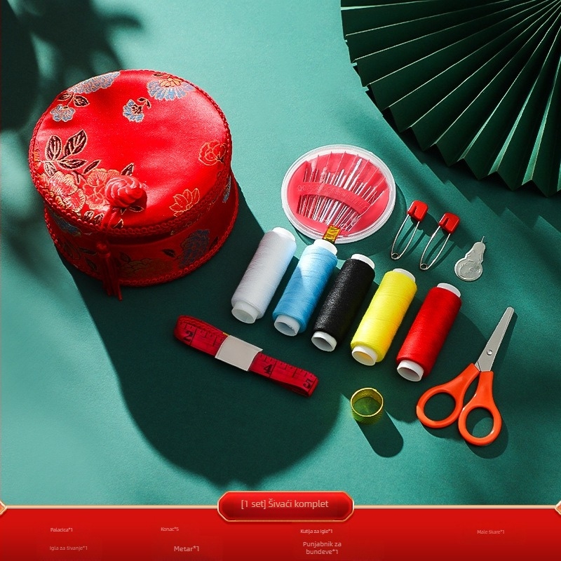 Vjenčana šivana kutija – Fei Xun Fei, platno, OPP pakiranje, prijenosno skladištenje šivaćih materijala