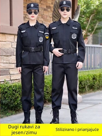 Set sigurnosne uniforme, prozračna smjesa poliestera, radna odjeća za proljeće i jesen, za muškarce