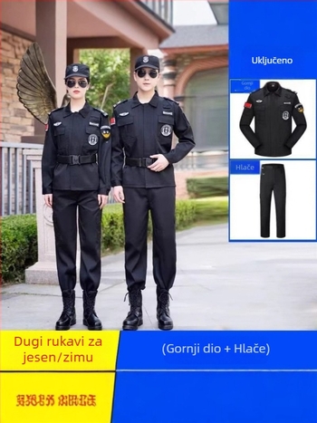 Set sigurnosne uniforme, prozračna smjesa poliestera, radna odjeća za proljeće i jesen, za muškarce