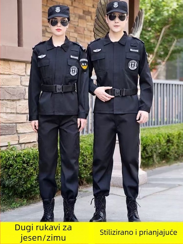 Set sigurnosne uniforme, prozračna smjesa poliestera, radna odjeća za proljeće i jesen, za muškarce