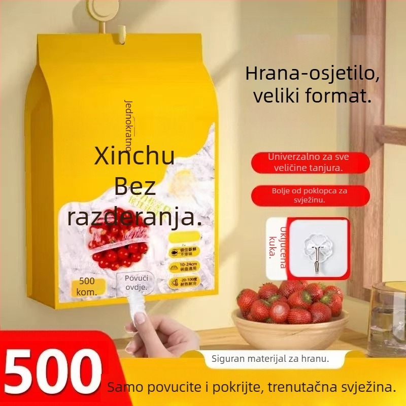 Plastična torba za čuvanje hrane, 1 kom, otporno na prašinu, trajanje 1600 dana