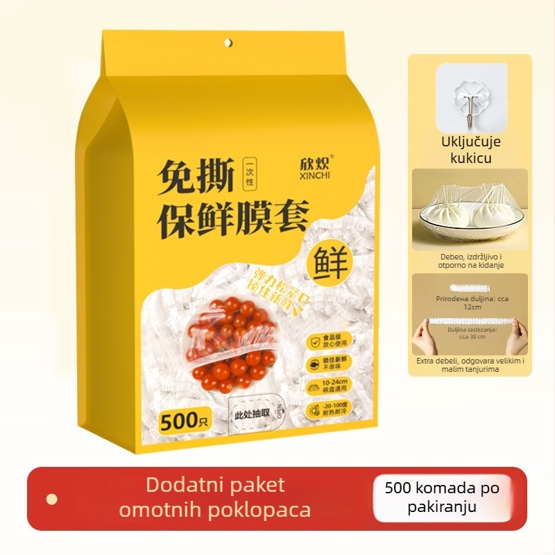 Plastična torba za čuvanje hrane, 1 kom, otporno na prašinu, trajanje 1600 dana