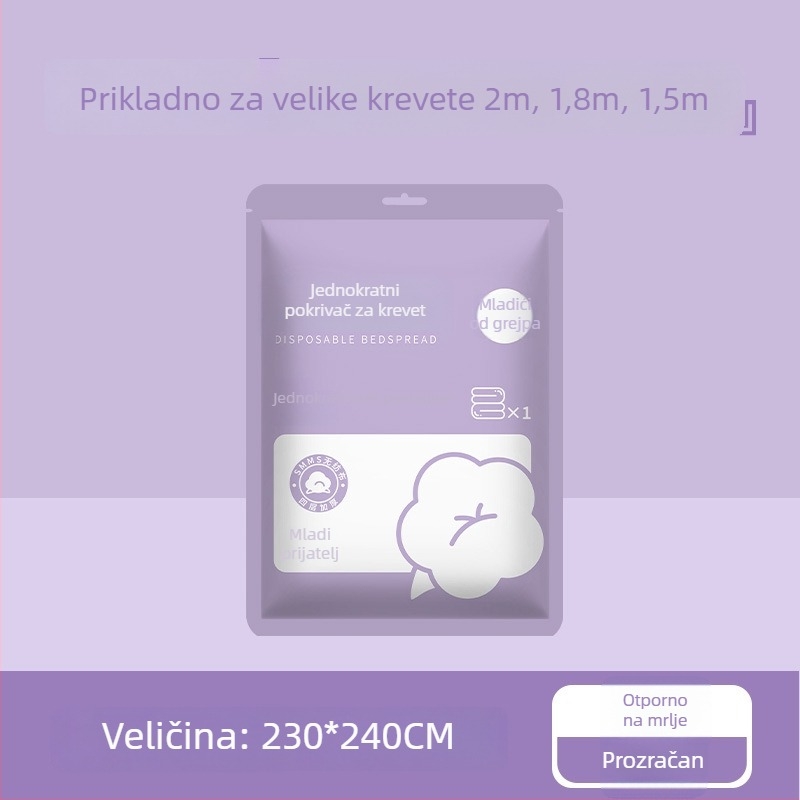 Jednokratni gumirani list za madrac - SMMS materijal, Youth branda, zaštita od prašine i prljavštine