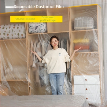 Roll-up zaštitni plastični maskirajući film za namještaj i sofe – PE polietilen, otporan na prašinu i boju, kućna upotreba
