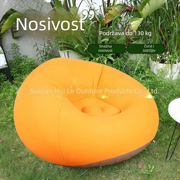 Naduvani kauč u obliku kugle (PVC; za 1 osobu; neto težina 1,1 kg; napuhavanje zračnom pumpom; šifra proizvoda Qx-sf)