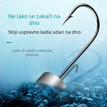 Chuangxin olovni kuk za mekane mamce, s bodljama, za ribolov na plaži oceana