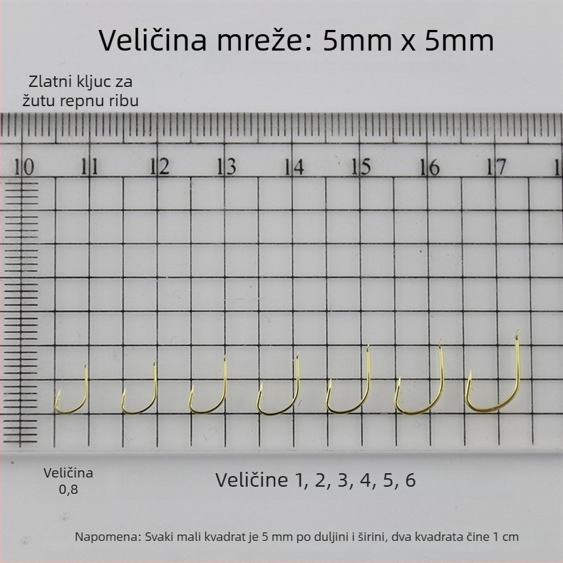 Udica za ribolov s bodljom, veličina 5, pakiranje 2000, Guole Oprema za ribolov