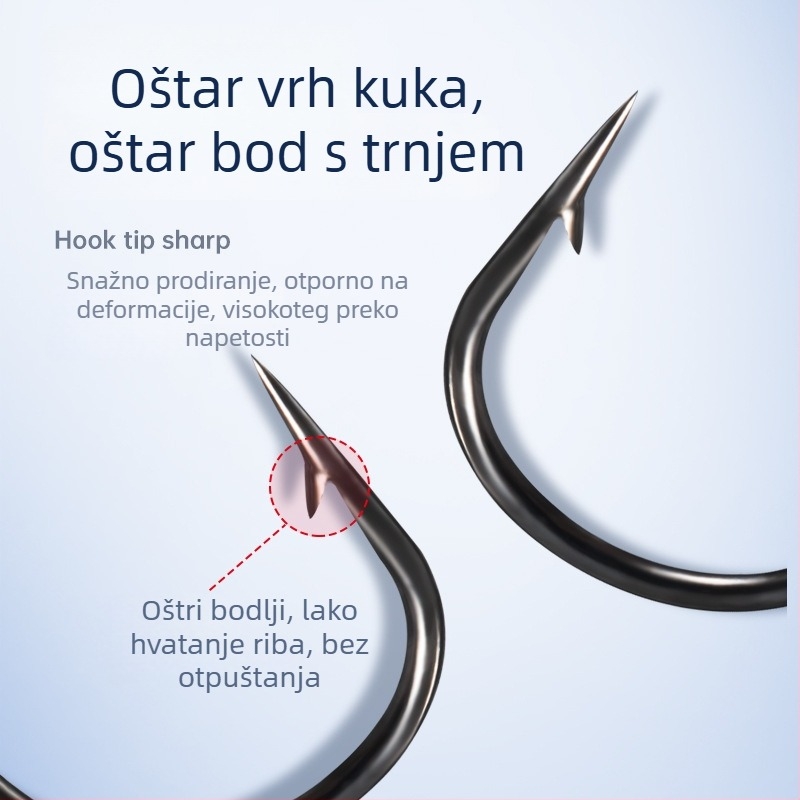 Huizhu olovni kuk s bodljama za riječni ribolov