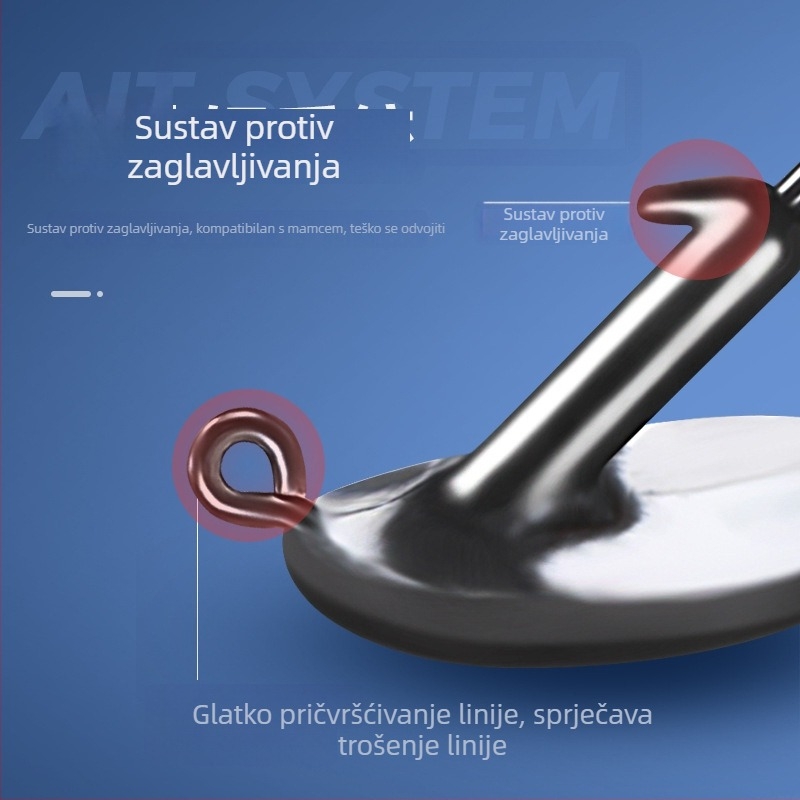 Huizhu olovni kuk s bodljama za riječni ribolov