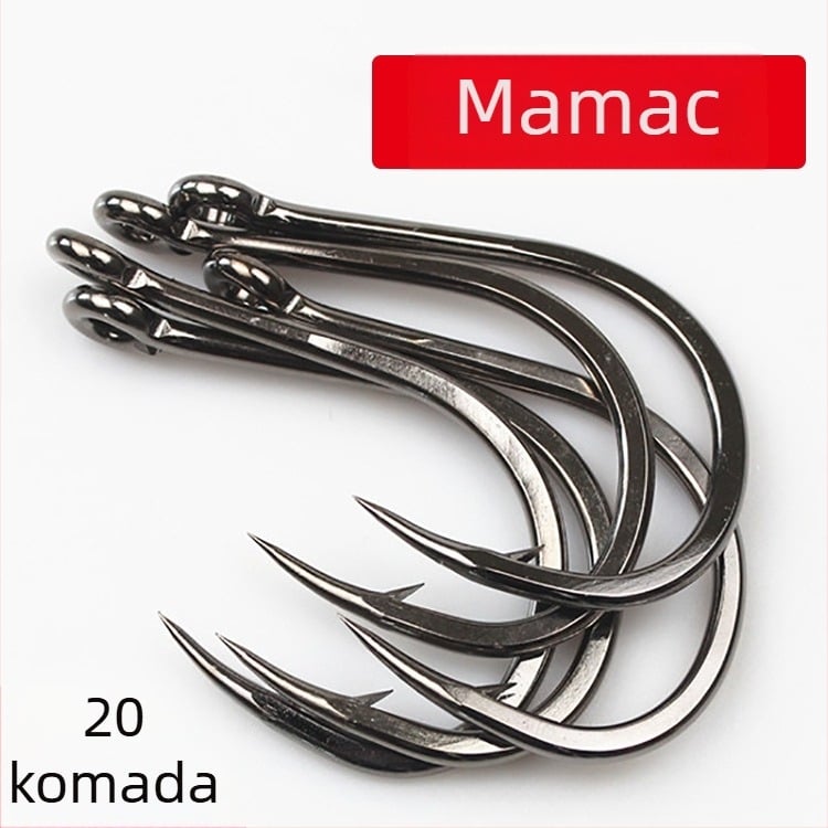 Cheng Jin morska ribolovna udica, željezni brodski udica, bodljikava, pakiranje 500 komada