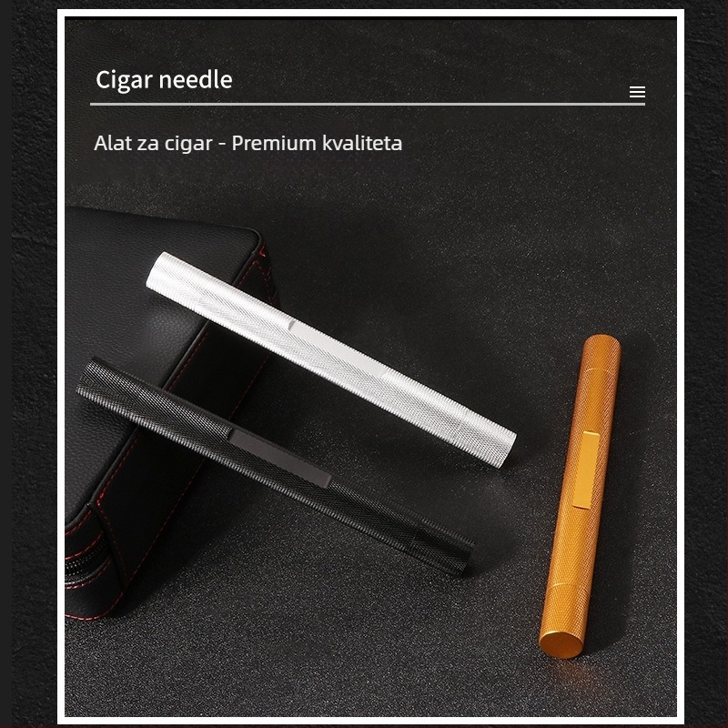 Pribor za cigare – Višestruka nazubljena igla za cigare, alat za čišćenje cigareta, probojni tip prolaska dima, prenosni čistač cigara, marka Dhl