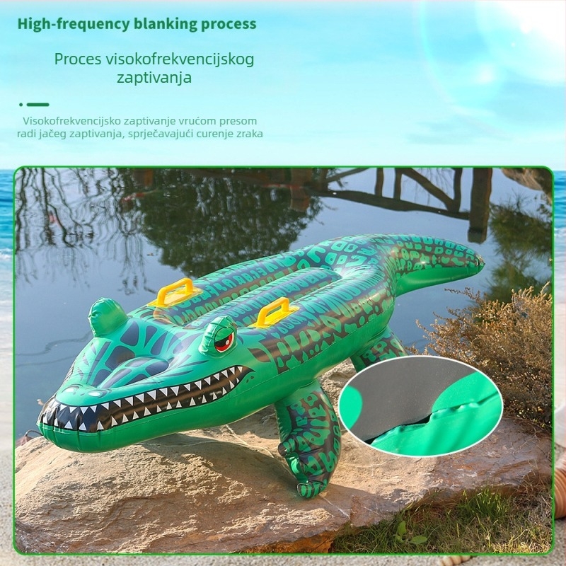 Bawei PVC napuhujuća daska za surfanje u obliku krokodila, sitotisak, univerzalna namjena