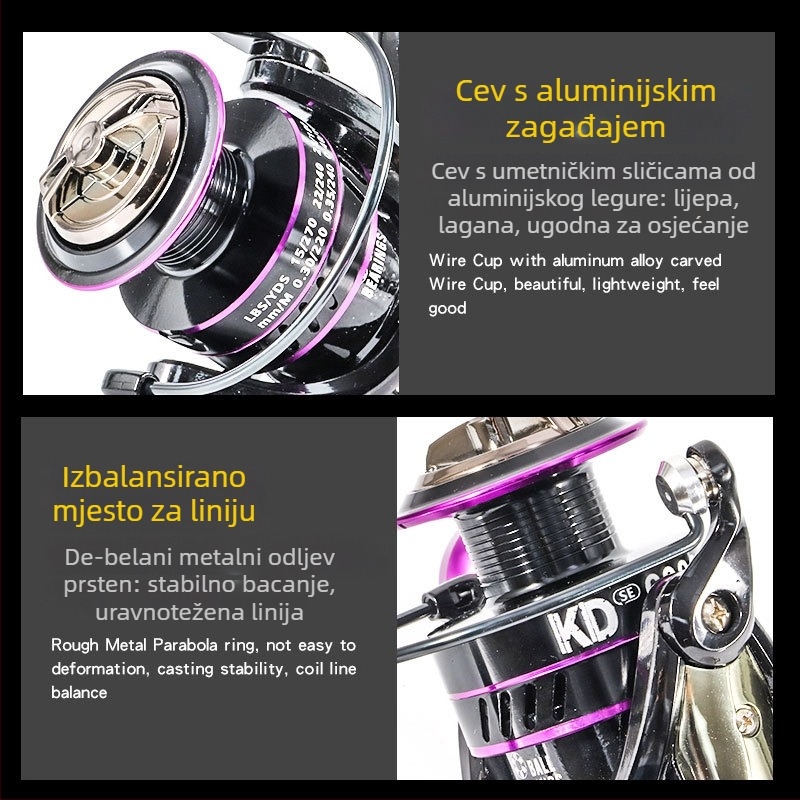 Spinning kolut JIANING, porijeklo Zhejiang, pakiranje 40 komada