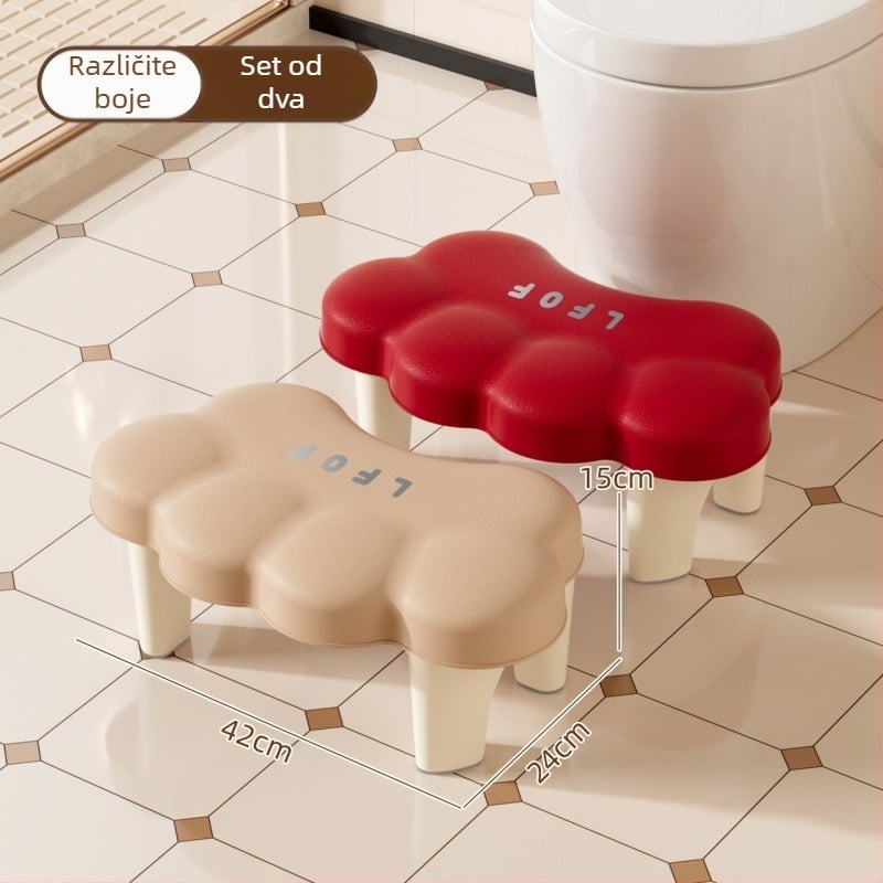 PP stolić za stopala u kupaonici, protuklizna, nije sklopiv, marka Yushi