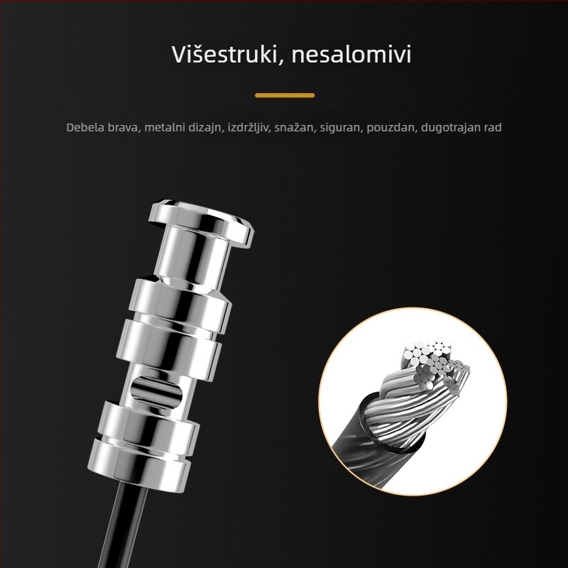 Brava s lozinkom bez bušenja za hladnjake i ormariće; debešća konstrukcija; protiv krađe; Model Password Refrigerator Lock-001; Materijal: nehrđajući čelik + ABS