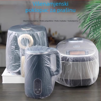 Jednokratni pokrivači prašine za kućanske uređaje, debeli PE film, prozirni, 10 komada, artikl 4206