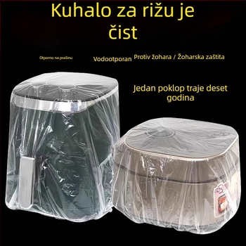 Jednokratni pokrivači prašine za kućanske uređaje, debeli PE film, prozirni, 10 komada, artikl 4206