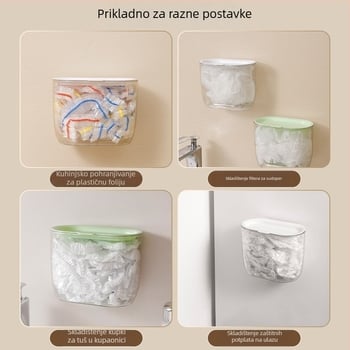 Kuhinjski zidni poklopac za PET foliju, kutija za skladištenje prašine, 1 komad, pakiranje 50 komada