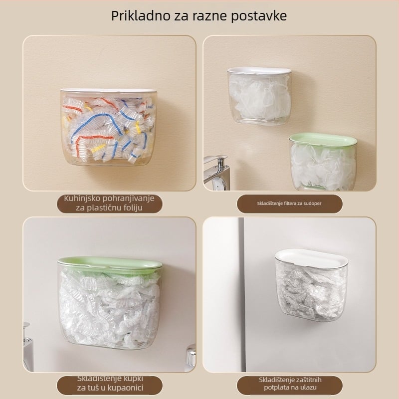 Kuhinjski zidni poklopac za PET foliju, kutija za skladištenje prašine, 1 komad, pakiranje 50 komada