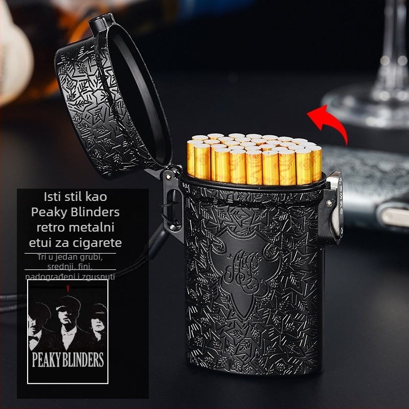 FOGSON Kutija za cigarete, plastična, moderni minimalistički dizajn, tisk logotipa i prilagodba