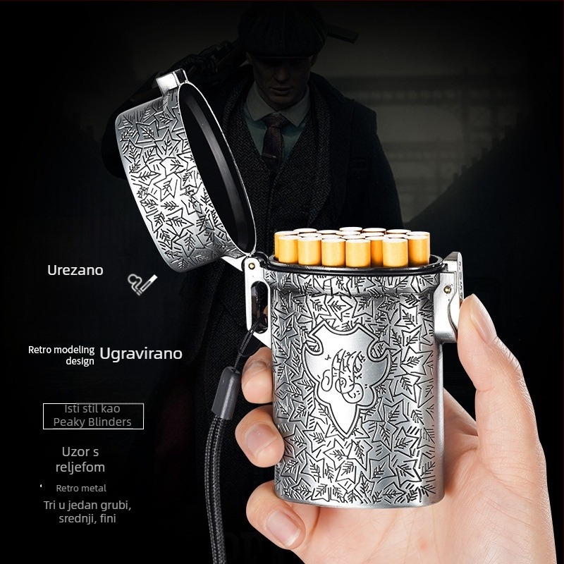 FOGSON Kutija za cigarete, plastična, moderni minimalistički dizajn, tisk logotipa i prilagodba