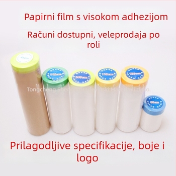 Jednokratna zaštitna folija protiv prašine s japanskim papirom za zaštitu pri bojama i renoviranju automobila i namještaja, prilagodljiva