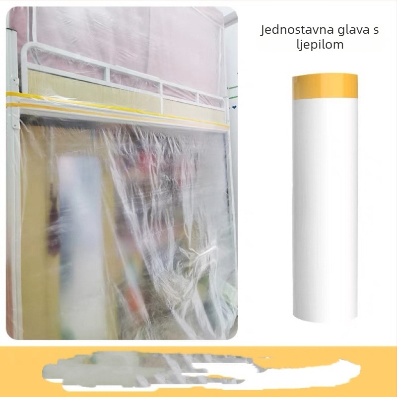 Jednokratna zaštitna folija protiv prašine s japanskim papirom za zaštitu pri bojama i renoviranju automobila i namještaja, prilagodljiva