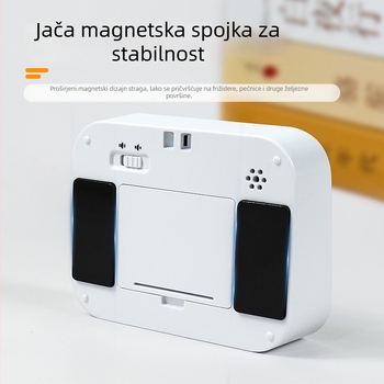 Tiho LED Rotirajući Timer za Učenje i Kuhanje — Baterijsko napajanje, Elektroničko kretanje, Pravokutno kućište, LED zaslon, Ispisan logotip