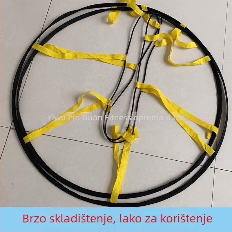 Agilitetska ljestvica – kružnog oblika, materijal: najlon traka + PP, Crown, za trening nogometa