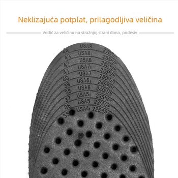 Podignuti ulošak za čizme – zračni jastučić, upija znoj, cijeli ulošak, PVC