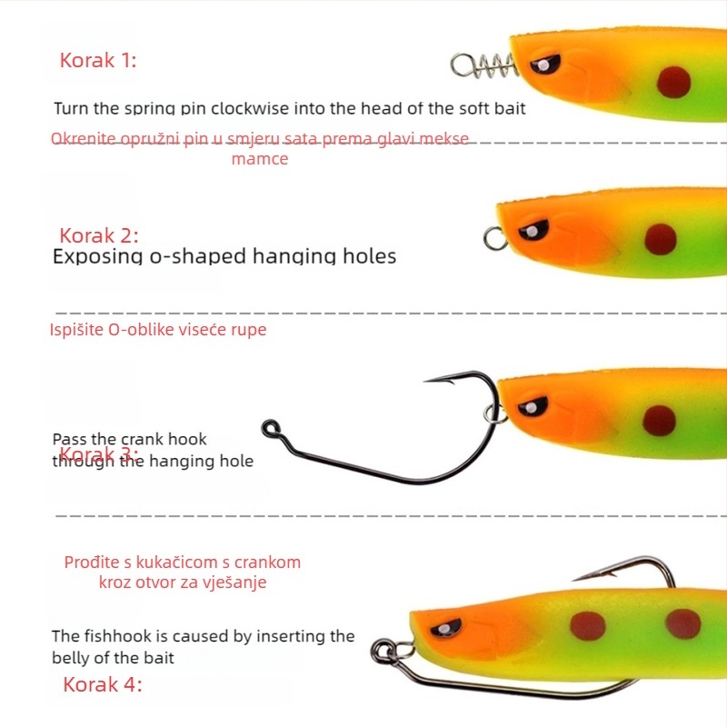 Nagawa Crank Hook s barbom za morski ribolov s brodom