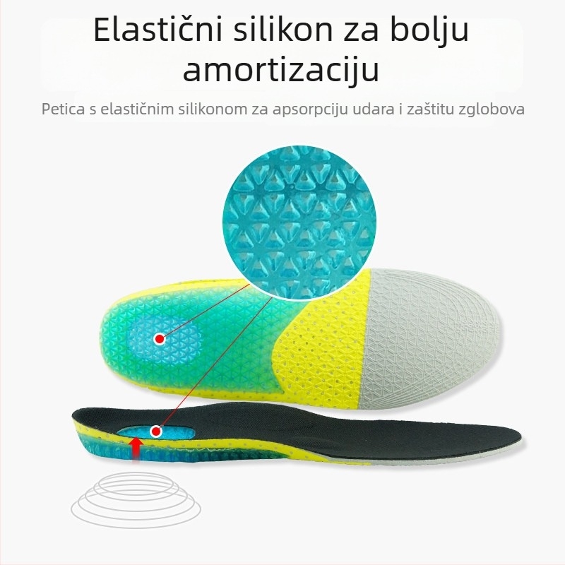 EVA ulošak za obuću – prozračan i upija znoj; cijeli ulošak, Model 330, za tenisice i radne cipele