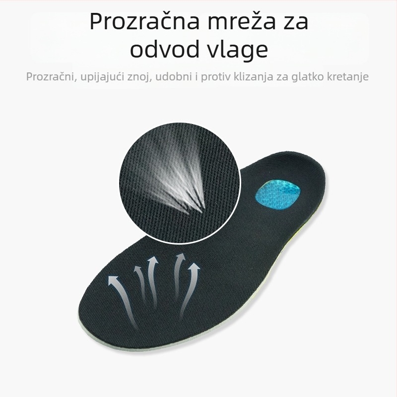 EVA ulošak za obuću – prozračan i upija znoj; cijeli ulošak, Model 330, za tenisice i radne cipele