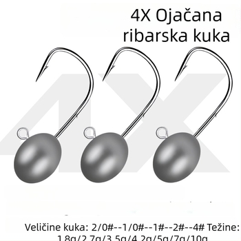 Naruto udica za lov ribe s bodljama za rijeku — kutija 1000