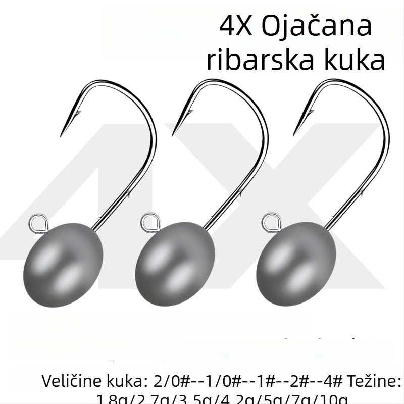 Naruto udica za lov ribe s bodljama za rijeku — kutija 1000